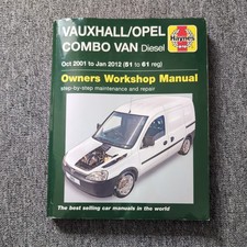 Vauxhall Combo Diesel Van Oct 01 - Jan 12 Haynes Repair Manual Paperback