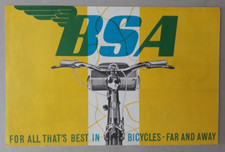 BSA Bicycles Brochure c.1960's - Sports  Juniors  Star Rider