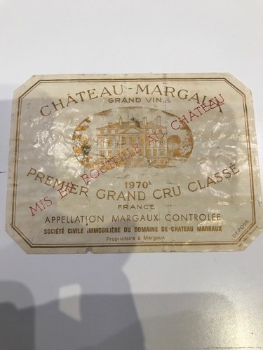 Chateau margaux 1970 vintage - chateau,