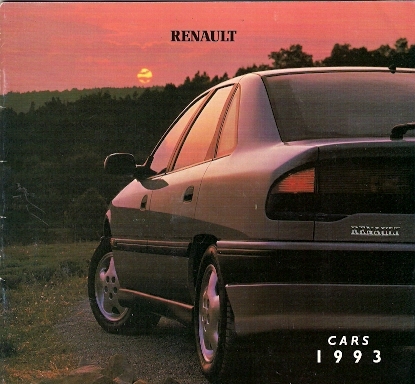 Renault range 1993 market - range, uk