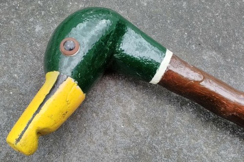 Vintage briar walking stick - briar,