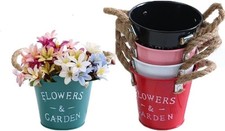 5 x Metal Flower Pot Holder