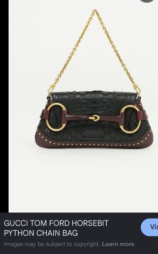 Gucci tom ford horsebit python - tom,