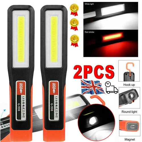 2pcs cob led cordless - 2pcs,