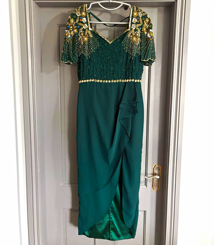 Virgos lounge green satin - virgos,