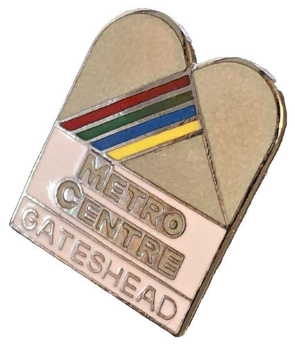 Gateshead metrocentre logo pin - logo,