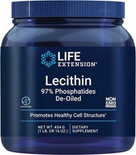 Life Extension Lecithin 16oz (454 g) Brain, Cellular and Nervous System Support