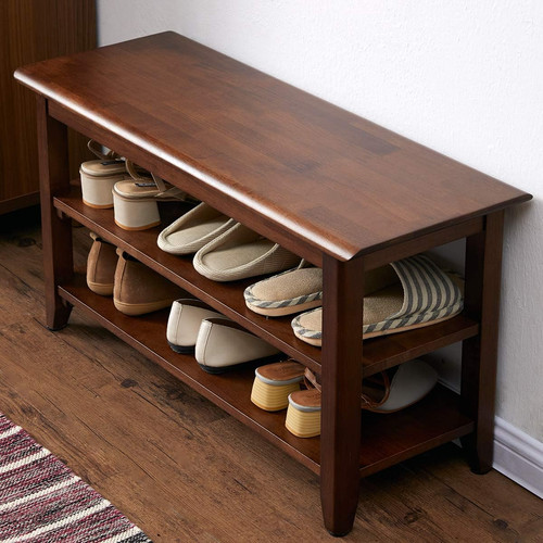 Rustic solid wood storage - wood,