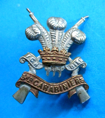 3rd carabiniers brass white - brass, &