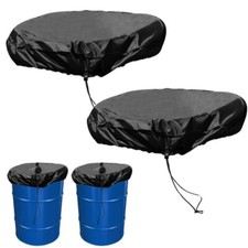 Black Rain Barrel Cover 55