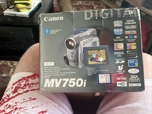 Canon mv750i minidv - minidv, digital