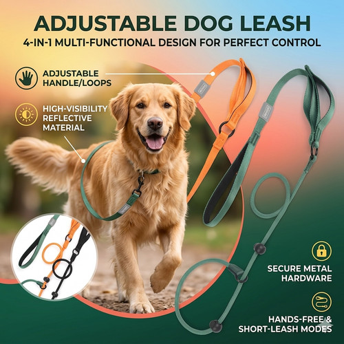 Adjustable nylon dog - adjustable,
