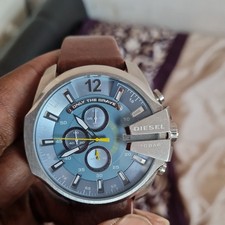 Diesel Only the Brave DZ4281 Watch with brown leather 