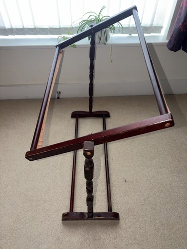 Floor standing embroidery and - standing,