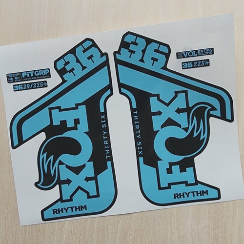 Fox rhythm fork - fox, stickers