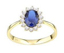 9ct Yellow Gold Simulated
