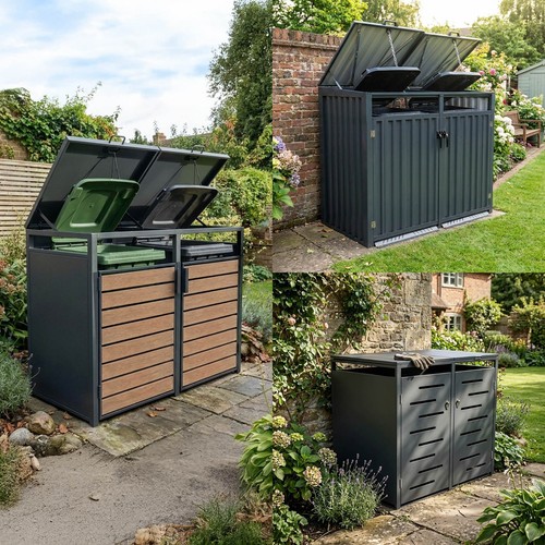 Large double wheelie bins - large,