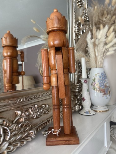 Wooden nutcracker soldier - wooden,