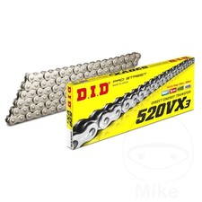 DID VX3 Chain Silver 520 Pitch 116 Links Fits Beta RR 250 2020-2024