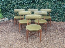 SET OF SIX G PLAN DINING CHAIRS BY VICTOR WILKINS