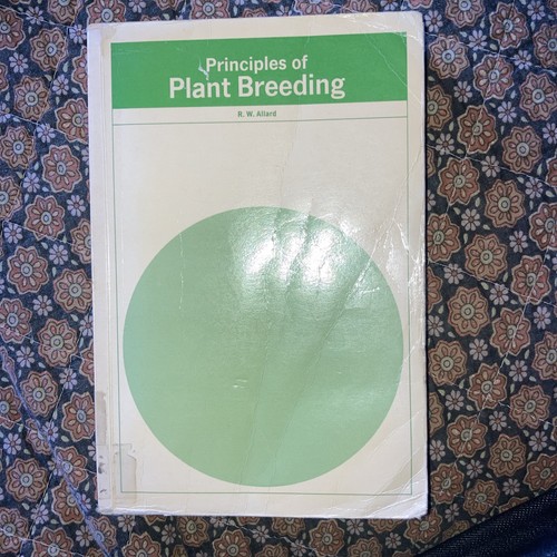 Principles plant breeding - plant,