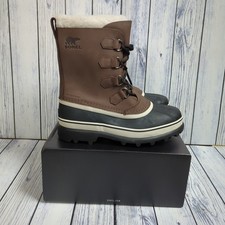 Sorel Caribou Waterproof Nubuck Leather Winter Snow Boots Bruno UK 8 EU 42