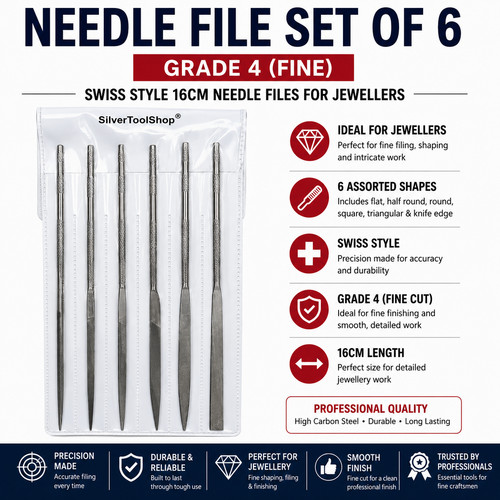 Needle file set grade - needle,