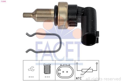 Left 3343 sensor coolant - 7.3343, sensor,