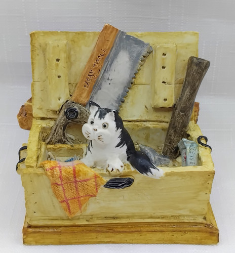 Colour box cats - cats, 'toolbox'