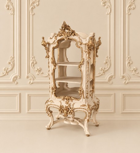 12th scale rococo cabinet - scale,