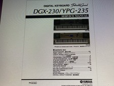 Yamaha dgx 230 service manual - service,