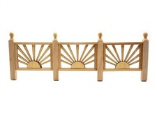 Dolls House Fence Bare Wood