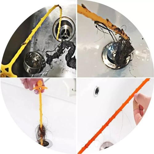 Drain snake hair hole - x,