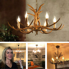 Retro Brown Antler Chandelier