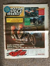 Motor Cycle Weekly Edition Dated  17th January 1981 CB1100R Road Test