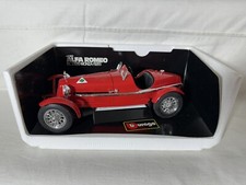 Burago 1/18 Scale Die Cast Model Alfa Romeo 8C 2300 Monza - Red Boxed