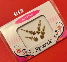 4 X Long Crystal Gem Bindi