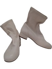 Stuart Weitzman Women's Ankle Boots Leather White EU36.5 T2550 D150
