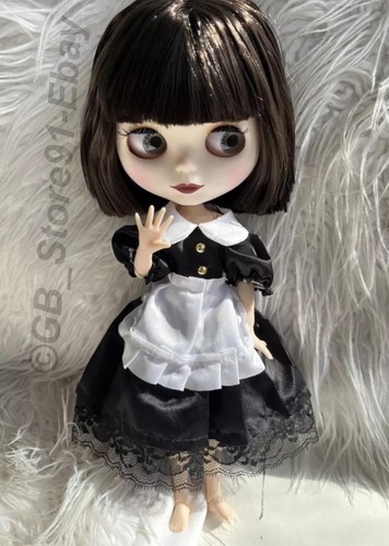 Blythe doll with maid dress - doll,