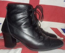LADIES SIZE UK 5 VINTAGE BLACK