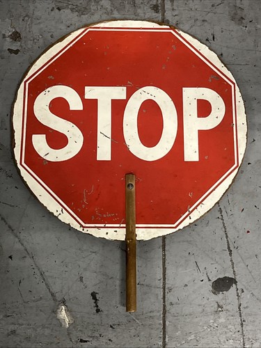 Vintage stop sign - vintage,