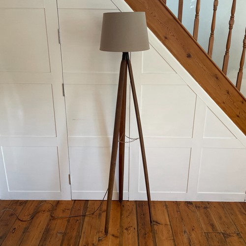 Vintage wooden tripod - vintage, floor