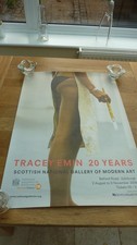 2008 RARE ORIGINAL TRACEY EMIN SCOTTISH NAT GALLERY 20 YEARS EXHIBITION 30 X 20"