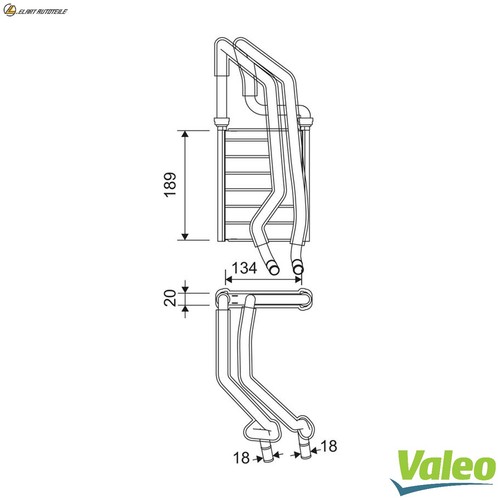 Heat exchanger interior heater - exchanger,