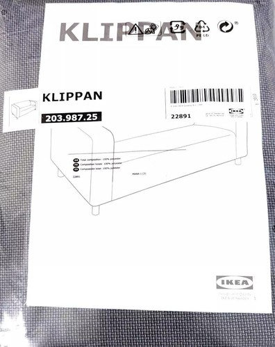 Ikea klippan loveseat sofa - loveseat,