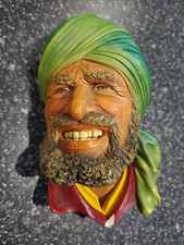 BOSSONS SIKH with GREEN TURBAN CHALK PLAQUE