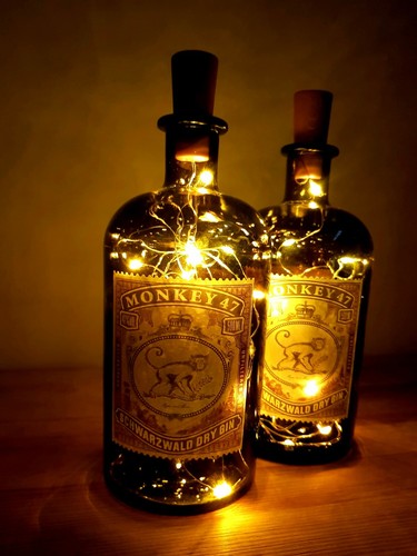 Monkey gin bottle - 2x,