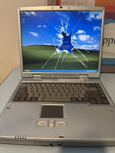 Retro vintage pentium laptop - vintage,
