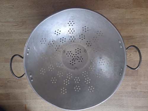 Vintage aluminum colander for - vintage,