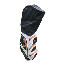 Motocaddy Dry Series Cart Bag / 14-Way Divider / Black, White & Orange